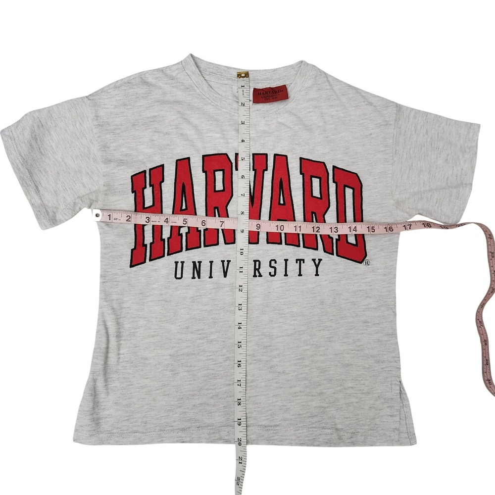 Zara Kids Harvard University Graphic T-Shirt‎ Heather Gray Size 10 140cm - Picture 3 of 5
